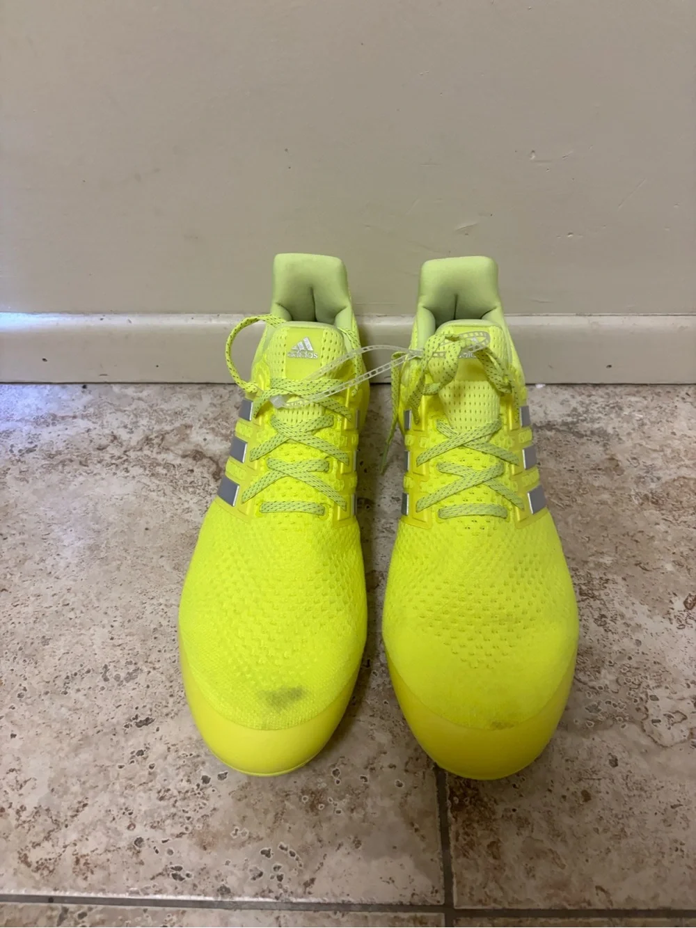 Adidas UltraBoost Football Cleats Solar Yellow JP7413 US Men Size 14 New